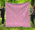 Cute Candy Pattern Print Quilt
