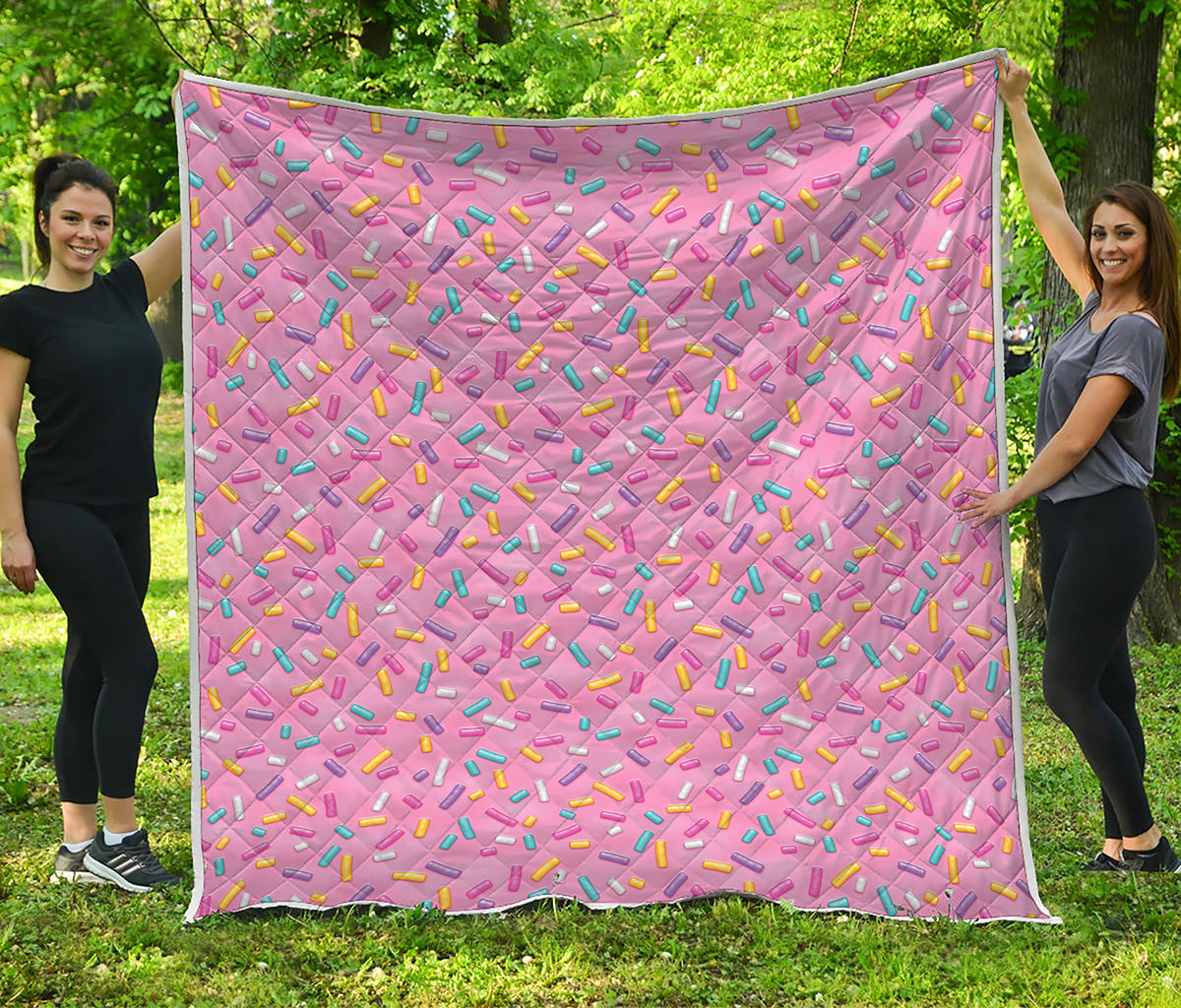 Cute Candy Pattern Print Quilt