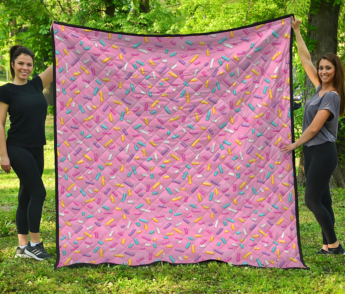 Cute Candy Pattern Print Quilt