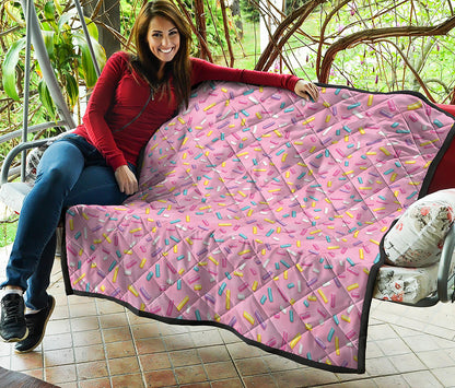 Cute Candy Pattern Print Quilt