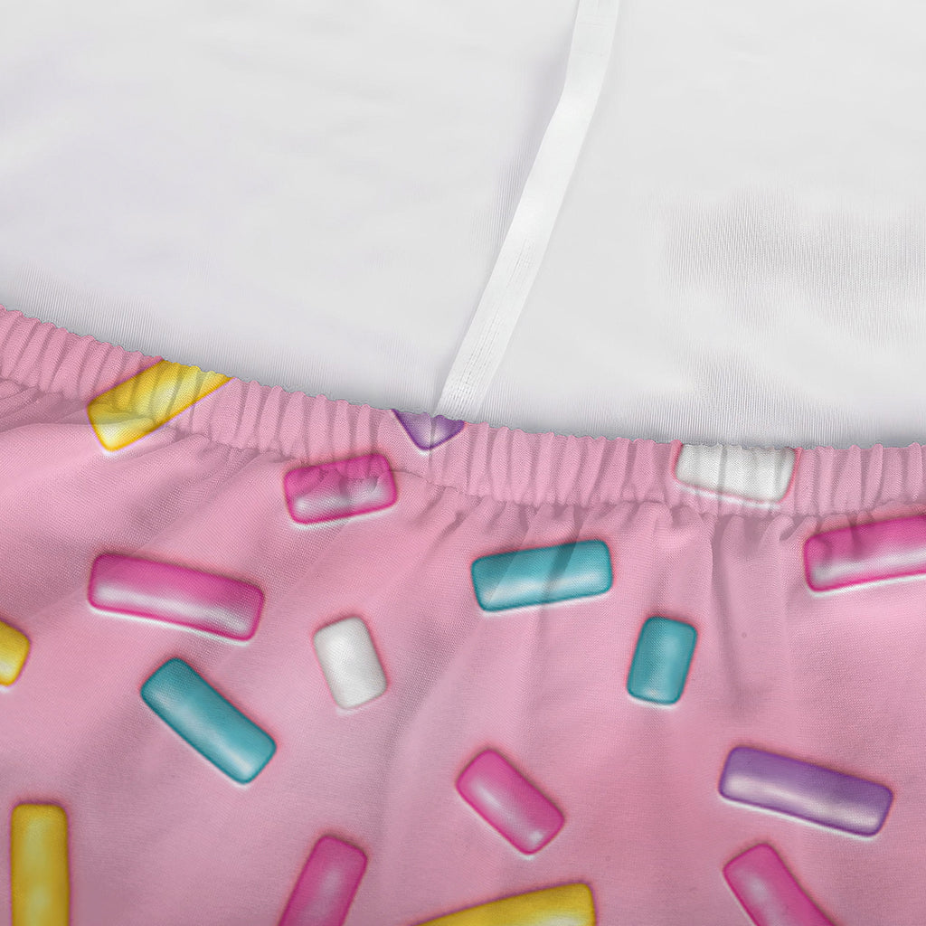 Cute Candy Pattern Print Sofa Cover