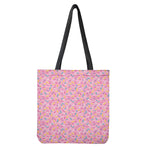 Cute Candy Pattern Print Tote Bag