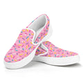 Cute Candy Pattern Print White Slip On Sneakers