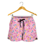 Cute Candy Pattern Print Women's Shorts