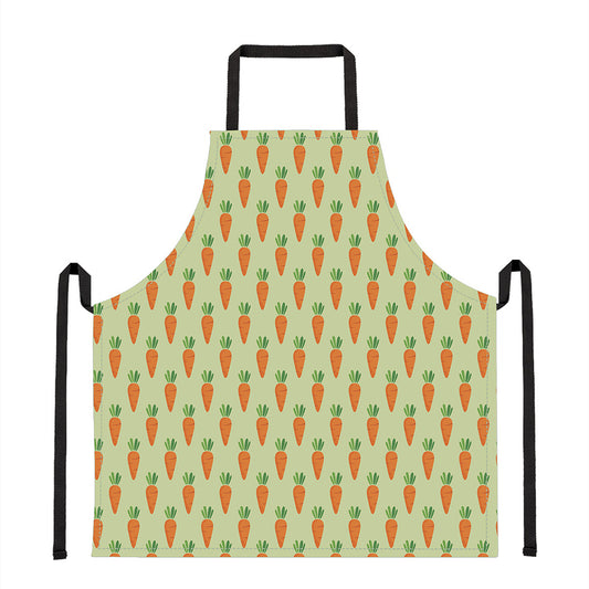 Cute Carrot Pattern Print Apron
