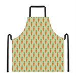 Cute Carrot Pattern Print Apron