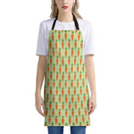 Cute Carrot Pattern Print Apron