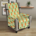 Cute Carrot Pattern Print Armchair Protector