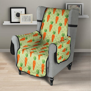 Cute Carrot Pattern Print Armchair Protector