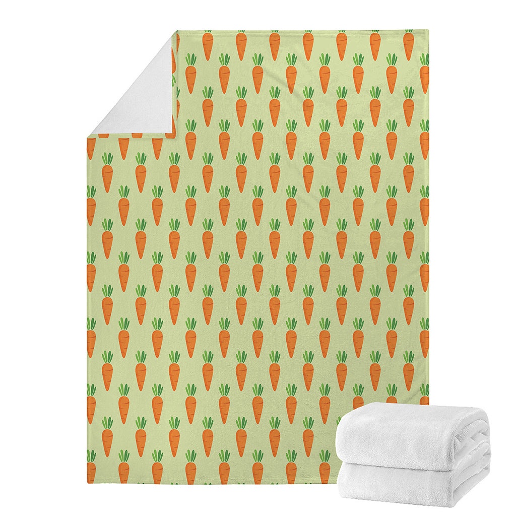 Cute Carrot Pattern Print Blanket