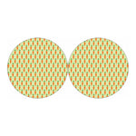 Cute Carrot Pattern Print Car Coasters