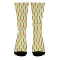 Cute Carrot Pattern Print Crew Socks