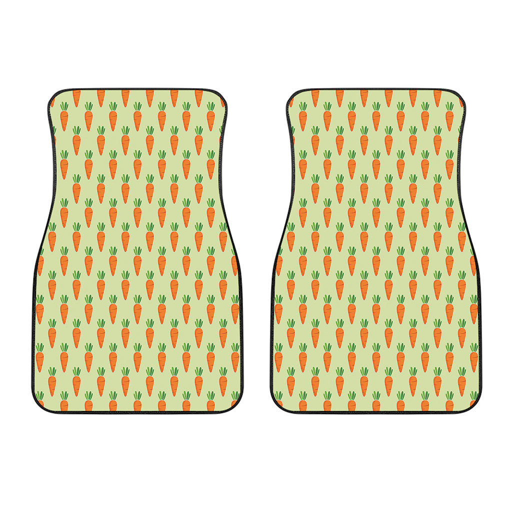 Cute Carrot Pattern Print Front Car Floor Mats