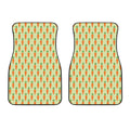 Cute Carrot Pattern Print Front Car Floor Mats