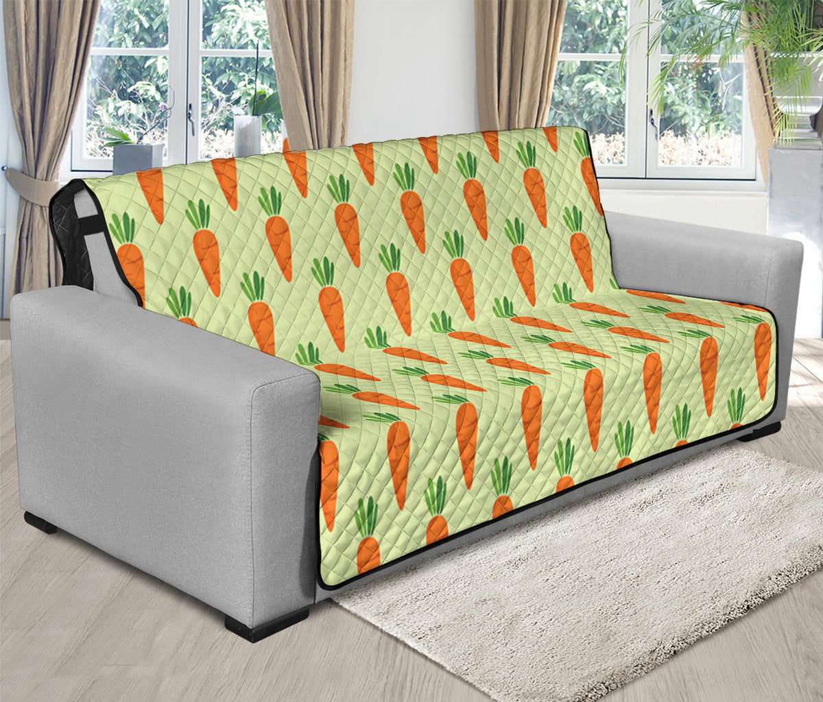 Cute Carrot Pattern Print Futon Protector