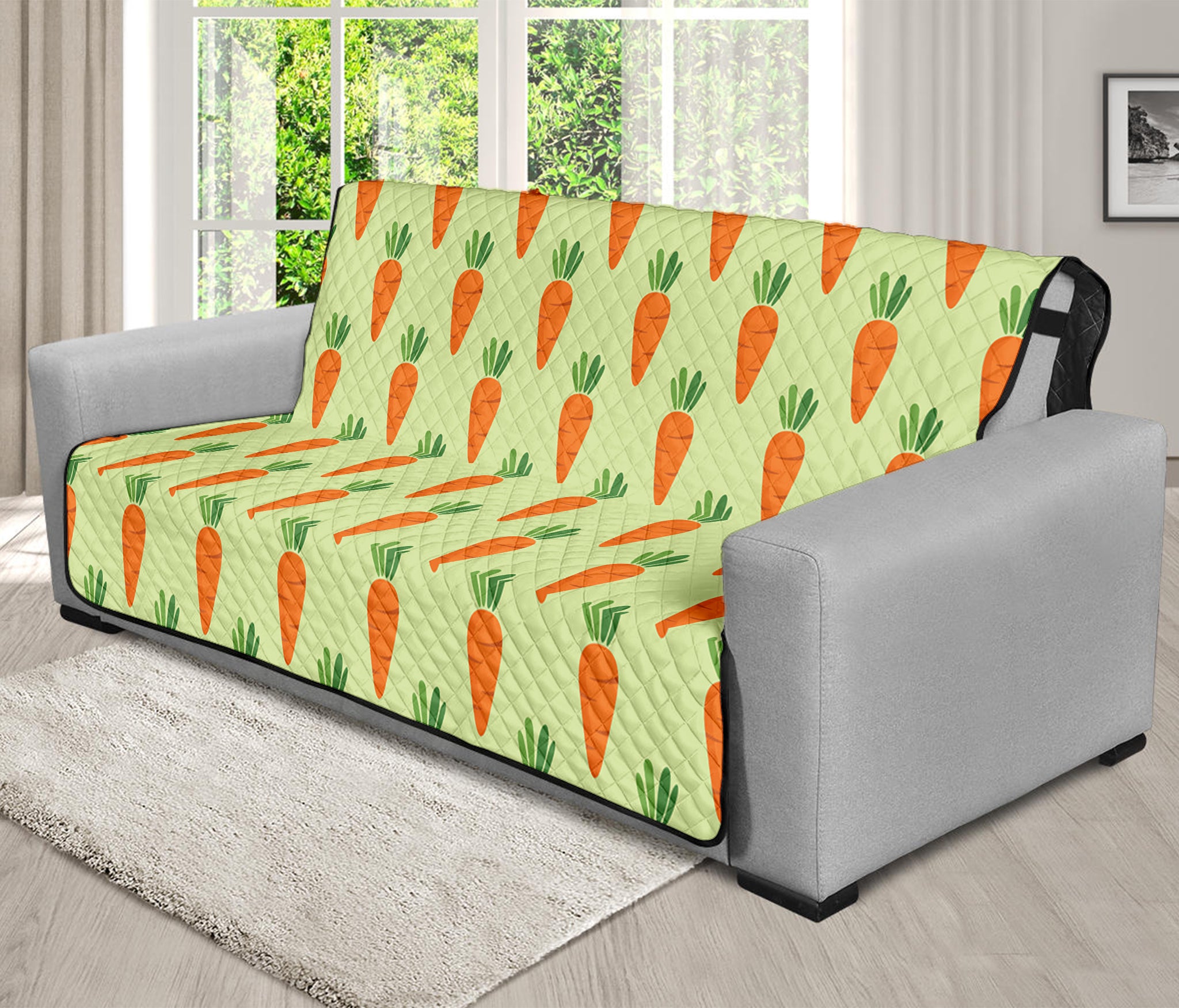 Cute Carrot Pattern Print Futon Protector