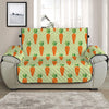 Cute Carrot Pattern Print Half Sofa Protector