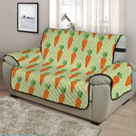 Cute Carrot Pattern Print Half Sofa Protector