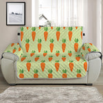 Cute Carrot Pattern Print Half Sofa Protector