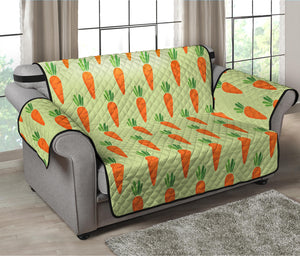 Cute Carrot Pattern Print Loveseat Protector