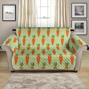 Cute Carrot Pattern Print Loveseat Protector