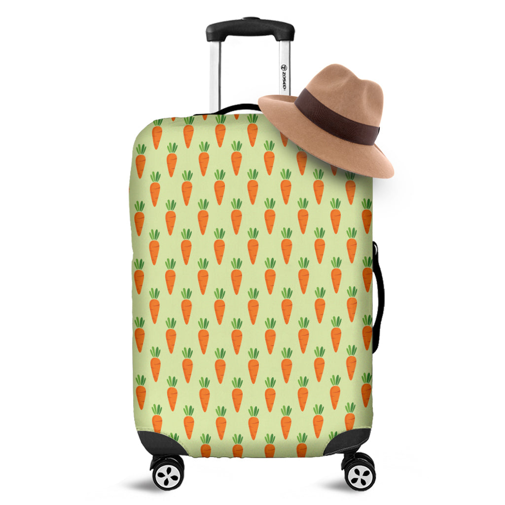 Cute Carrot Pattern Print Luggage Cover