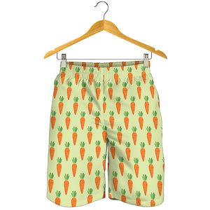 Cute Carrot Pattern Print Men's Shorts