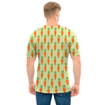 Cute Carrot Pattern Print Men's T-Shirt