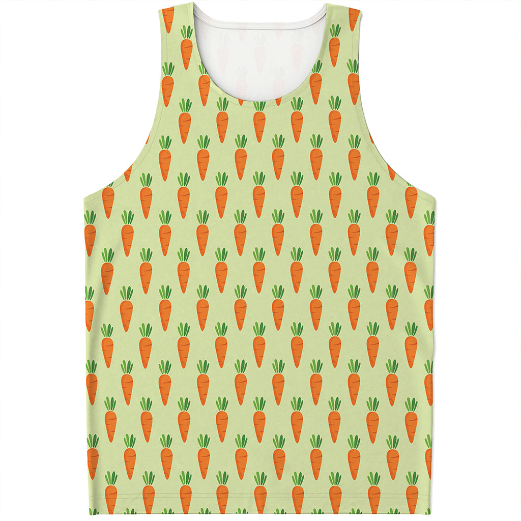 Cute Carrot Pattern Print Men's Tank Top