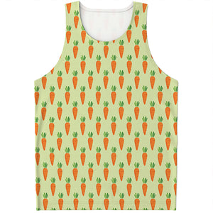 Cute Carrot Pattern Print Men's Tank Top