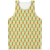 Cute Carrot Pattern Print Men's Tank Top