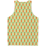 Cute Carrot Pattern Print Men's Tank Top