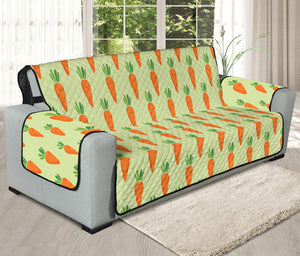 Cute Carrot Pattern Print Oversized Sofa Protector