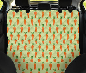 Cute Carrot Pattern Print Pet Car Back Seat Cover