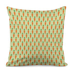 Cute Carrot Pattern Print Pillow Cover