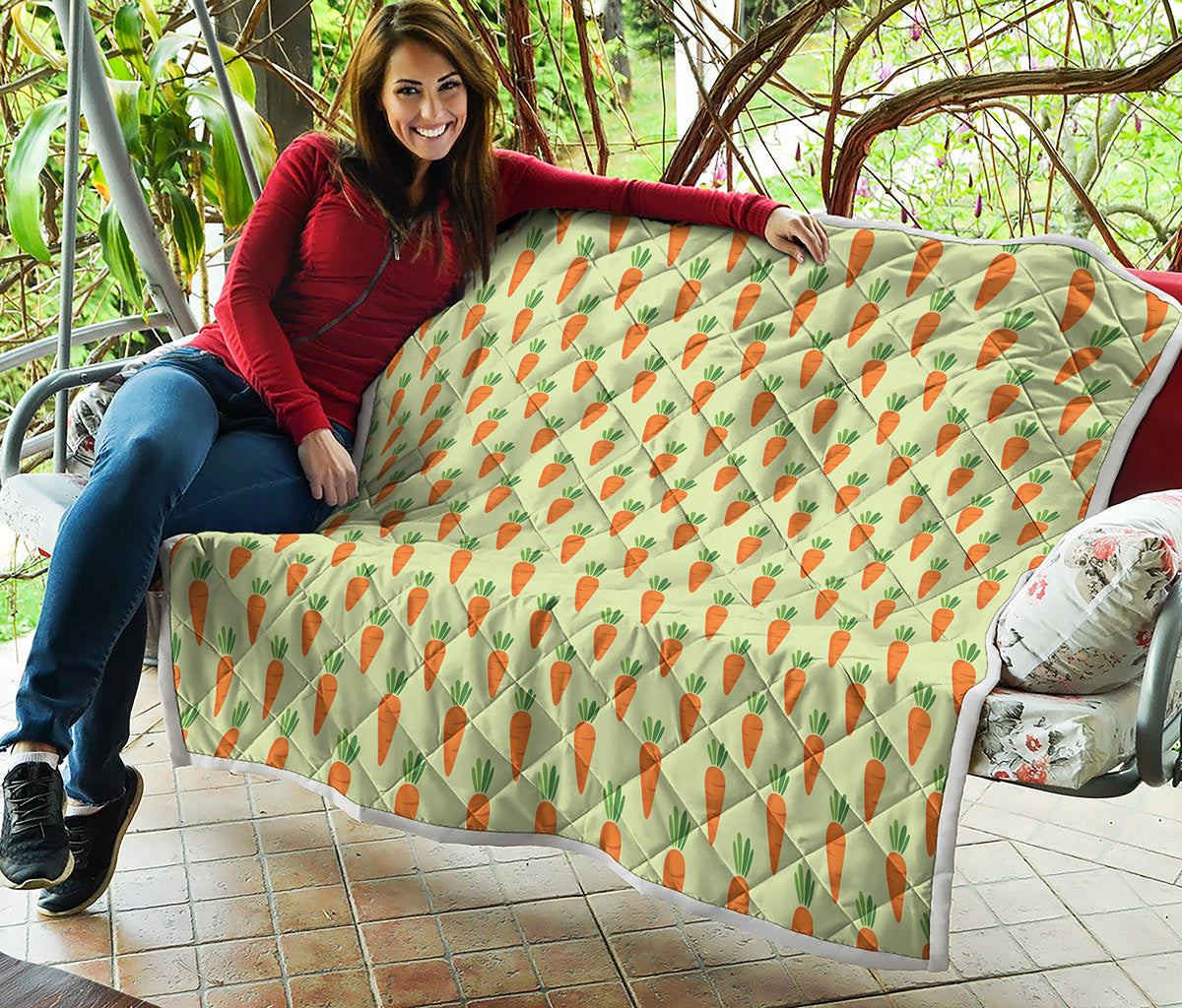 Cute Carrot Pattern Print Quilt