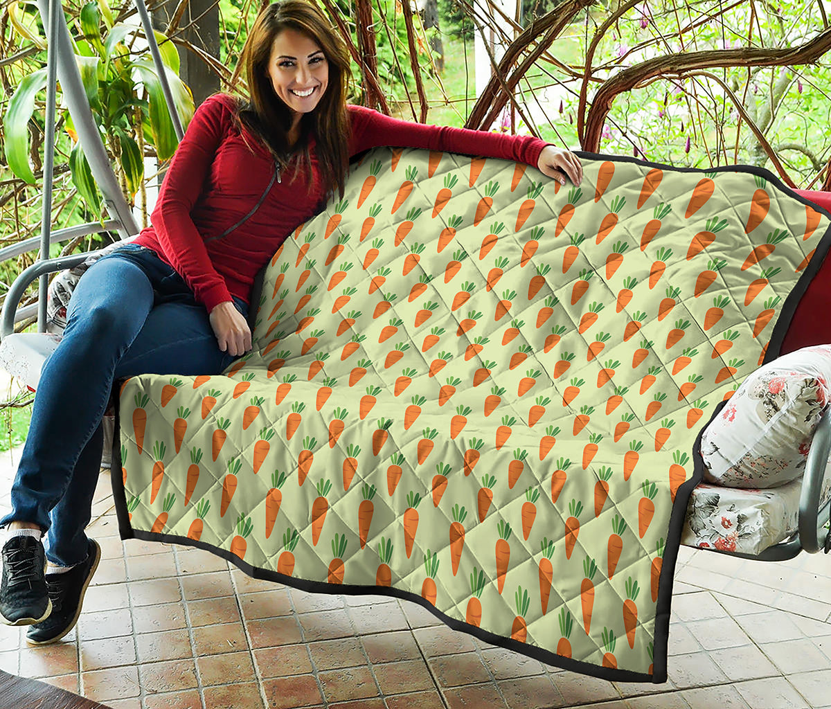 Cute Carrot Pattern Print Quilt