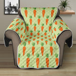 Cute Carrot Pattern Print Recliner Protector