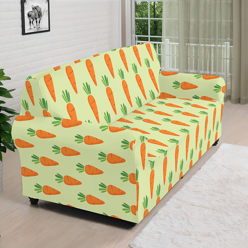 Cute Carrot Pattern Print Sofa Cover