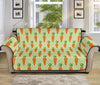 Cute Carrot Pattern Print Sofa Protector