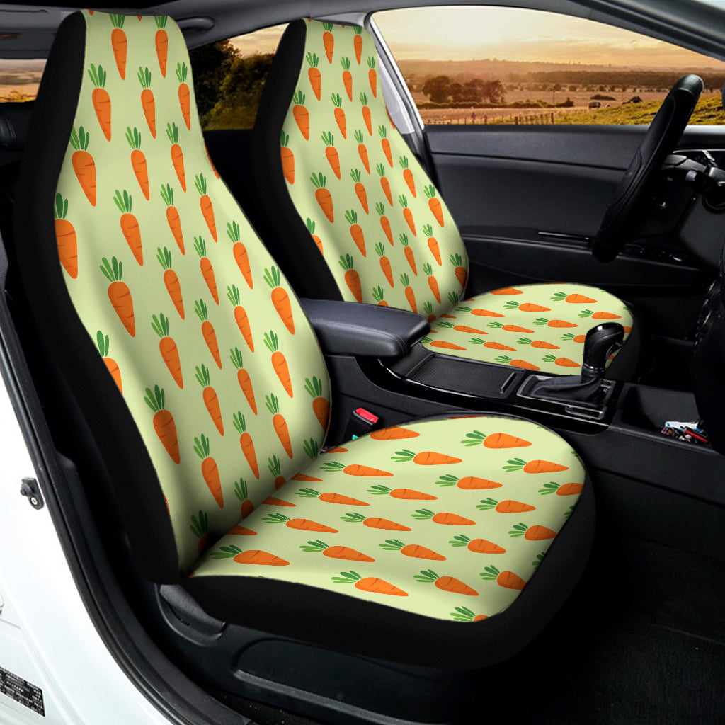 Cute Carrot Pattern Print Universal Fit Car Seat Covers