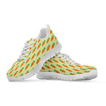 Cute Carrot Pattern Print White Sneakers