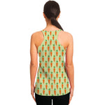 Cute Carrot Pattern Print Women's Racerback Tank Top