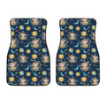 Cute Cartoon Aquarius Pattern Print Front Car Floor Mats
