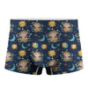 Cute Cartoon Aquarius Pattern Print Men's Boxer Briefs