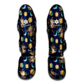 Cute Cartoon Aquarius Pattern Print Muay Thai Shin Guards