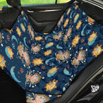 Cute Cartoon Aquarius Pattern Print Pet Car Back Seat Cover