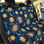 Cute Cartoon Aquarius Pattern Print Pet Car Back Seat Cover