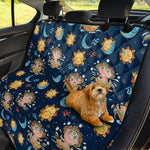 Cute Cartoon Aquarius Pattern Print Pet Car Back Seat Cover