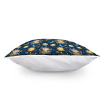 Cute Cartoon Aquarius Pattern Print Pillow Cover